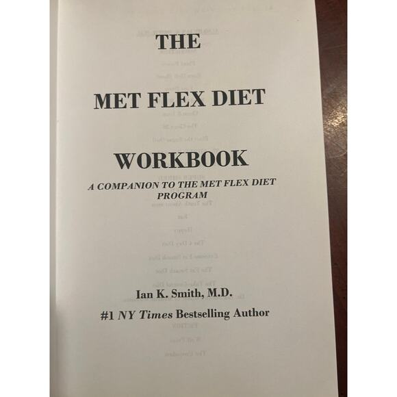 The Met Flex Diet Workbook Ian K. Smith MD Daily Companion to the 6 week Program - Picture 2 of 4